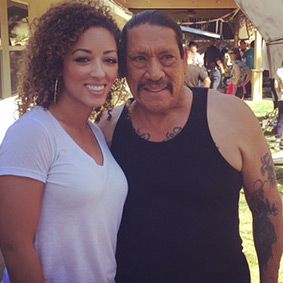 Brooke Ivory and Danny Trejo