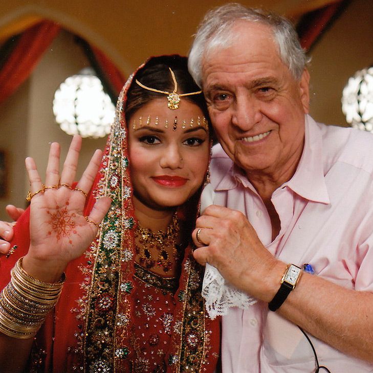 Natalie Machado and Garry Marshall